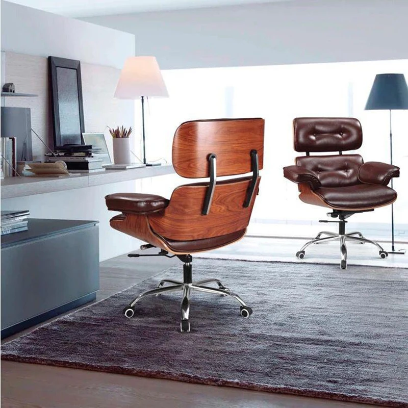 

Genuine leather study sofa chair, business office boss chair, president , swivel