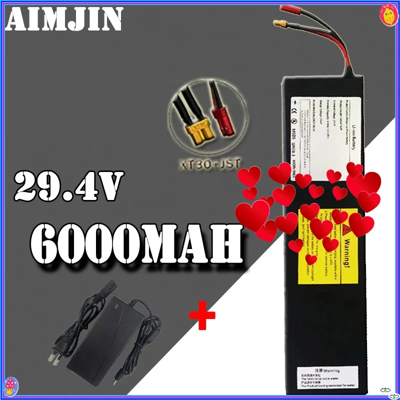 

Newly upgraded NEW 7s2p 29.4V 6000mAh Electric scooter battery 18650 lithium-ion battery pack