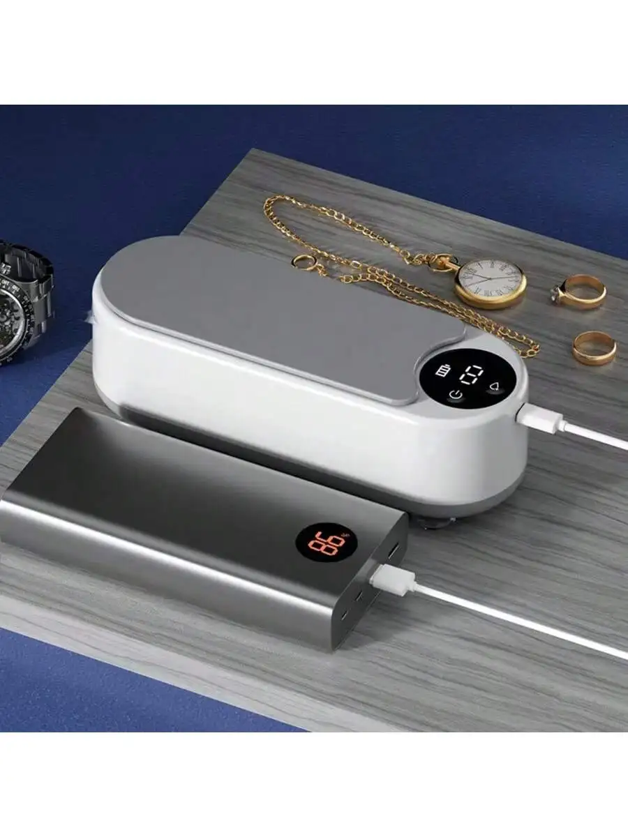 Portable Household Cleaning Machine, Ultrasonic glasses cleaning machine,450ml Clean Pod,Jewelry Cleaner Machine for RingGlasse view 5