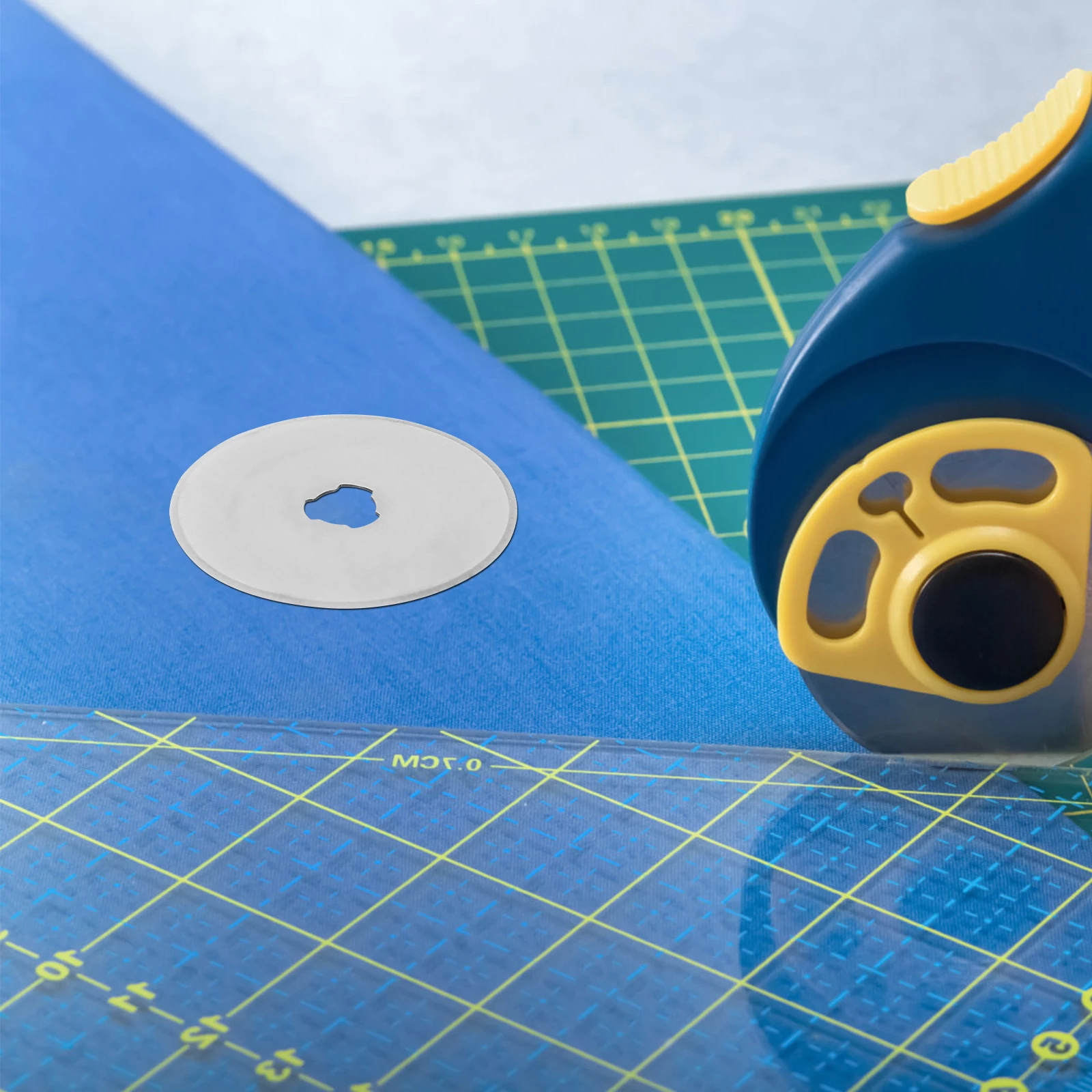 

5pcs Rotary Cutter Replacement For Fabric Cutting Sewing Craft Stainless Steel Rolling Cutters Accessories Quilting Blades