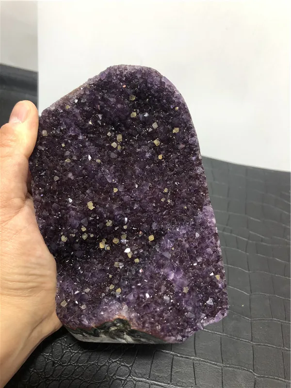 1590g Natural Amethyst Geode Crystal Quartz Cluster Dream Specimen Energy Healing