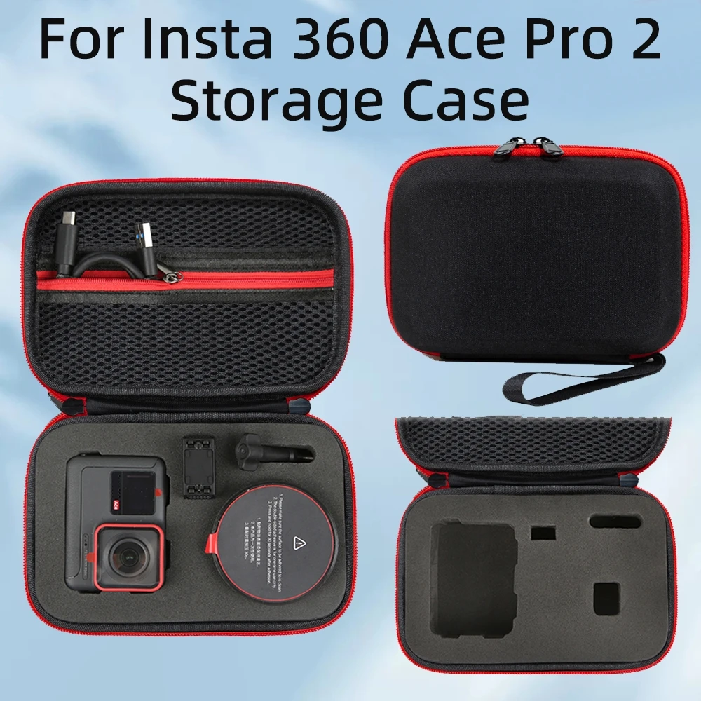 For Insta360 Ace Pro 2 Handbag Sports Camera Portable Box Storage Bag For Insta360 Ace Pro 2 Accessory