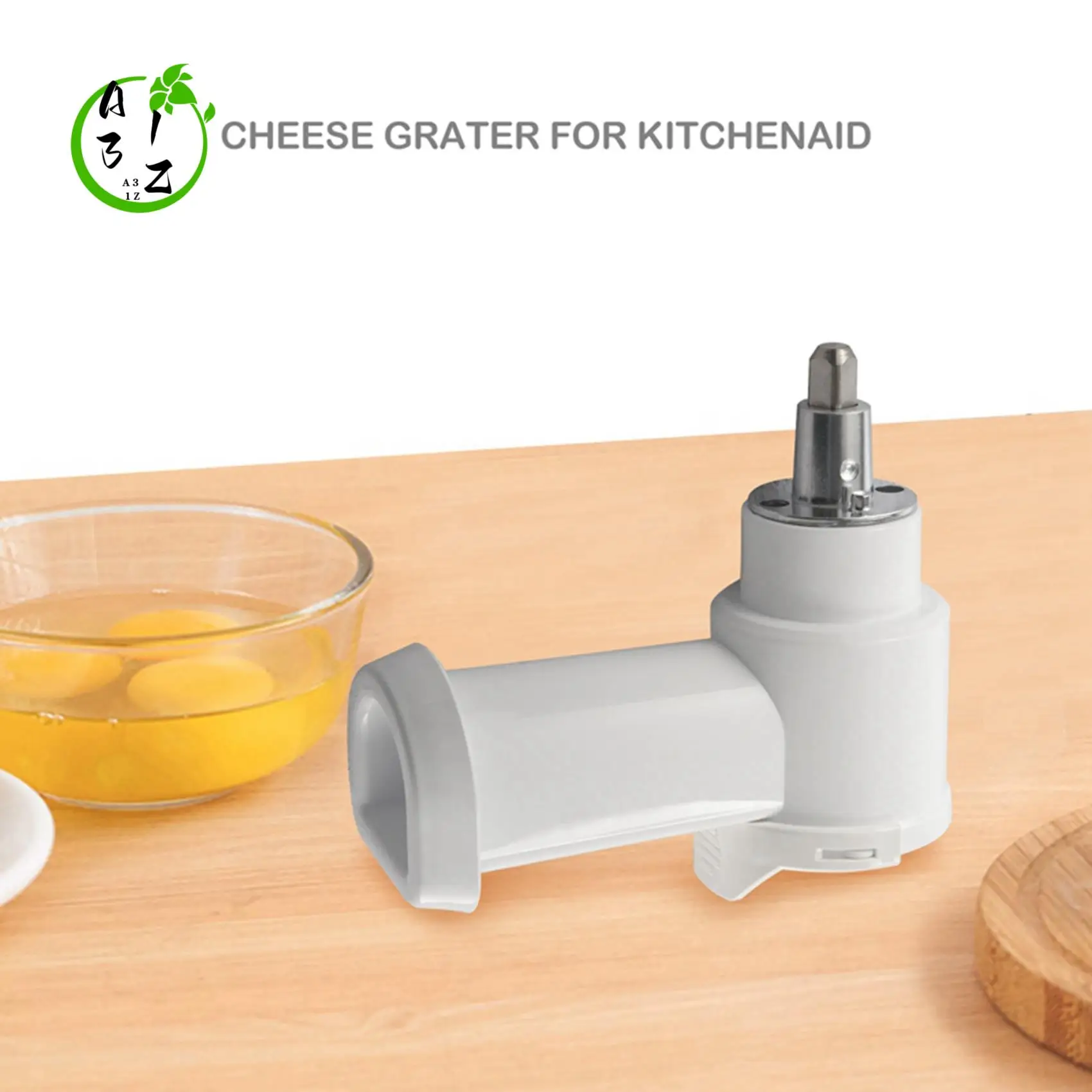 

A31Z-Vegetable Slicer/Shredder/Cheese Grater For Kitchenaid Stand Mixer Attachment Slicing Shredding Accessories