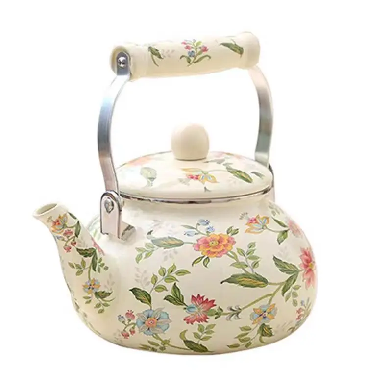 

Enamel enamel tea kettle Kung Fu brewing teapot household large single pot high temperature resistant tea set induction cooke、