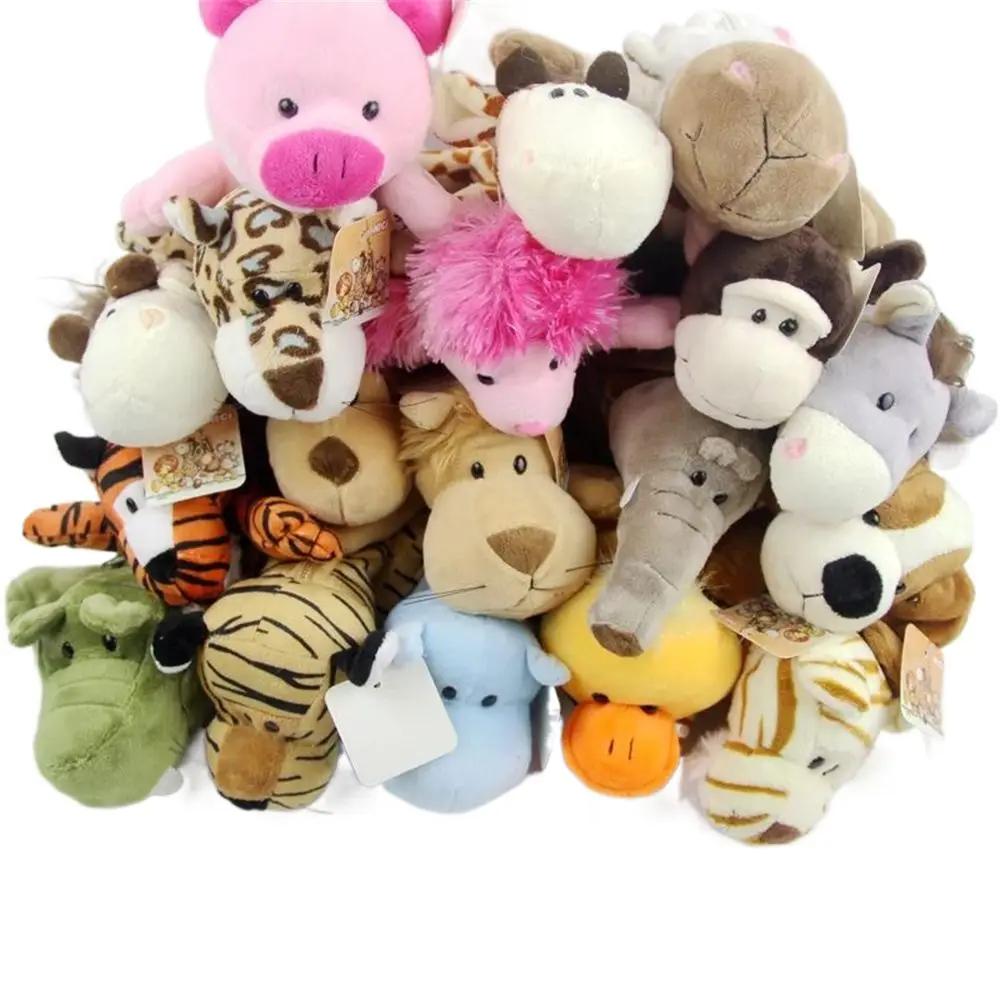 

Cute Plush Forest Animal Pencil Case Creative Kawaii Lion Monkey Elephant Stationery Storage Supplies Cosmetic Bag