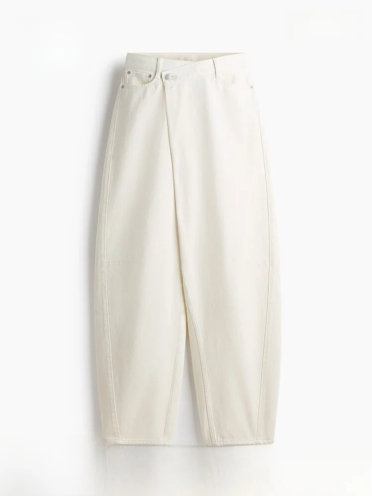 

Новые летние женские джинсы свободного кроя, хлопковые, без стрейча, с естественной талией, H&M 1328233