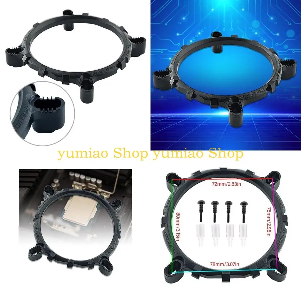 

587B CPU Cooling Fan Bracket Heat sink Holder Base for LGA1150 1200 Improve Game