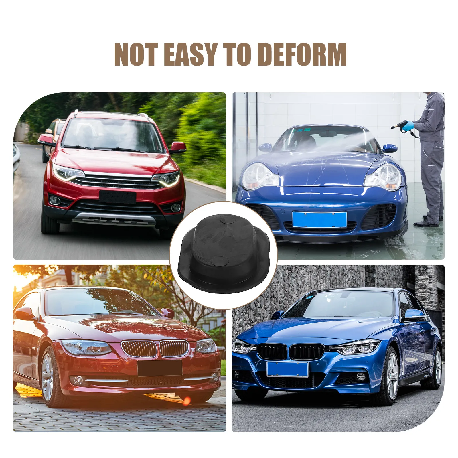 4Pcs Rubber Floor Drain Plugs Oval Shaped Rubber Replacement Plugs for Car Floor Mats Foot Pad Drain Plug Car Interior Water