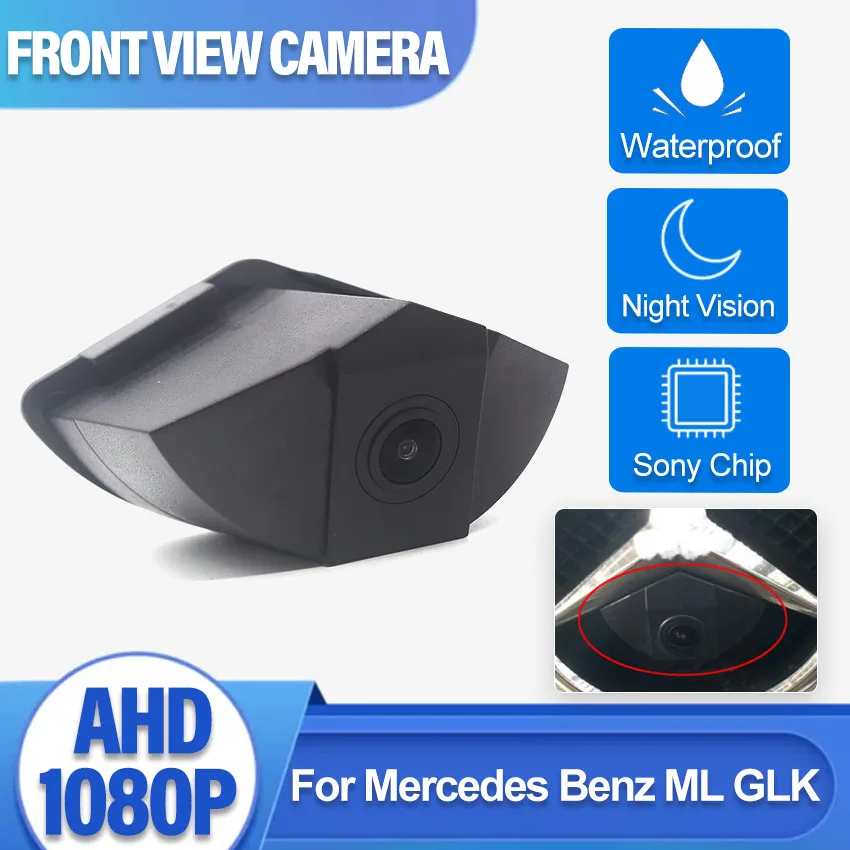 

AHD fisheye High Quality Night vision car Vehicle Front View Mark Parking System Camera for Mercedes-Benz 2012 ML GLK C-class