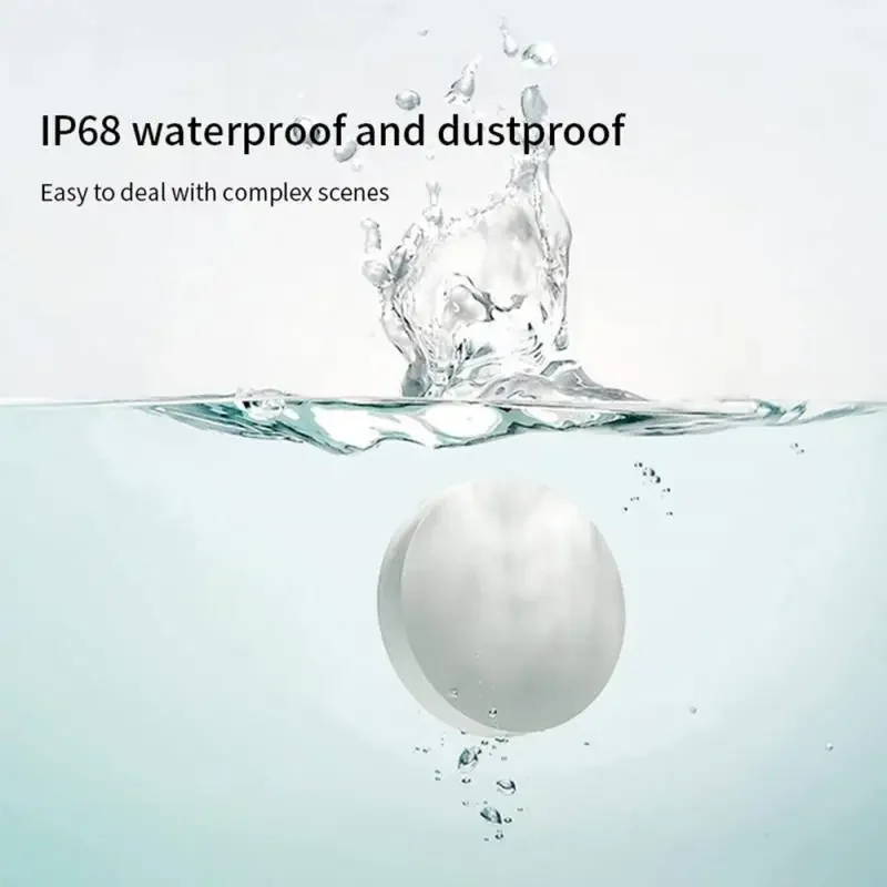 ZigBee-Detector de fugas de agua TUYA, Sensor de inundación, tanque de agua lleno, alarma de conexión de agua, monitoreo remoto por aplicación a través de Tuya Zigbee Gateway