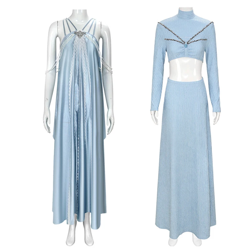 تلفزيون فانتازيا بادمي أميدالا فستان مُصمم حسب الطلب ملابس النوم الانتقام من سيث ثوب النوم ملابس الهالوين النساء كرنفال البدلة