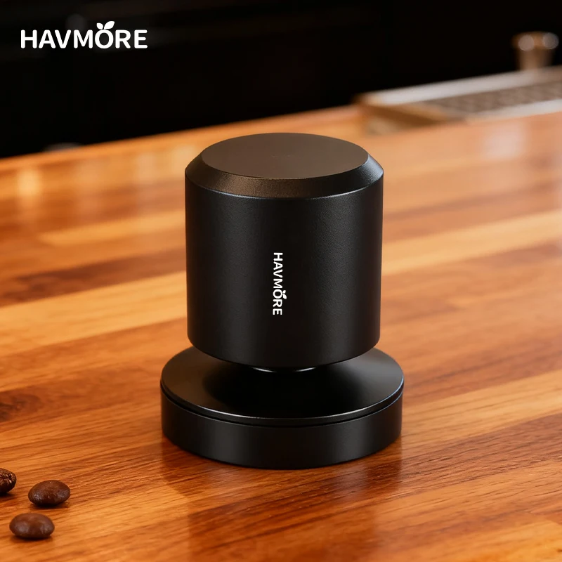 Havmore New Constant Pressure Espresso Tamper Spring Load Impact Powder Hammer Precisely Control Coffee Ground Press