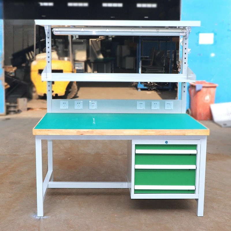 Workshop assembly line beech hemming workbench, heavy-duty beech hemming workbench