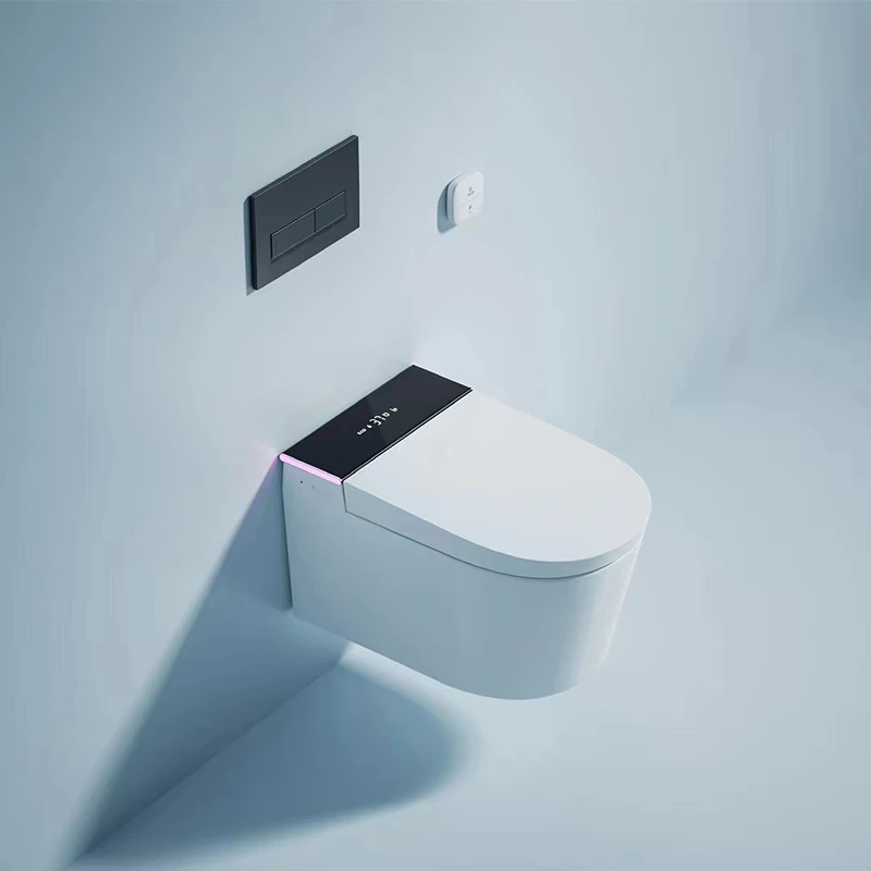 Smart Intelligent Paperless Best Concealed Tank Ceramic Auto Flush Sanitary Wares Wc Toilet