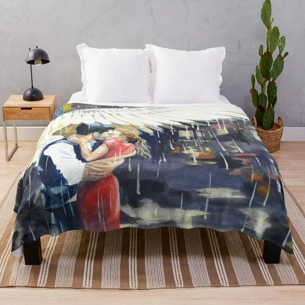 

Deckerstar - feathery shelter from the rain Throw Blanket Thin Soft Blanket for Summer Night Sleeping