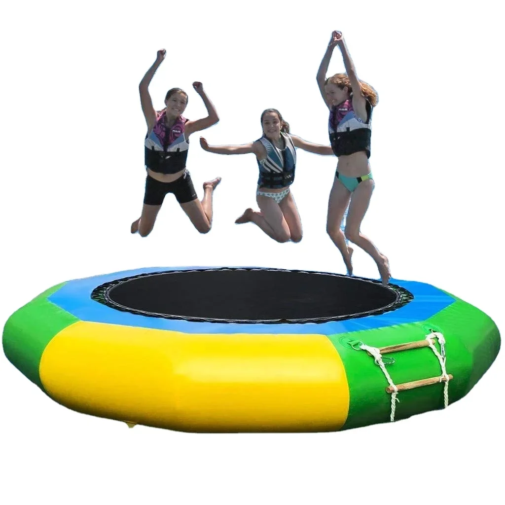 

Inflatable Water Park Equipment Floating Trampoline Water Sports Bouncer Jump Inflatable Floating Trampoline For Adults