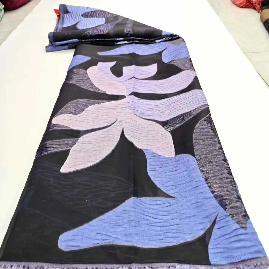 Жаккардовая ткань, кружевная африканская парча, кружевная ткань, нигерийское высокое качество, роскошные шитье, вечерние платья для женщин, 5 ярдов