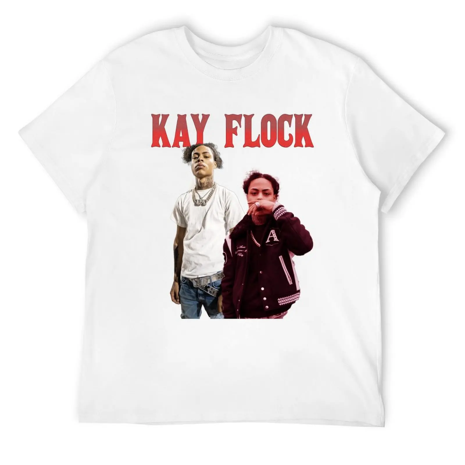 

Kay Flock bootleg T-Shirt graphic tee shirt anime figures T-shirts for men cotton