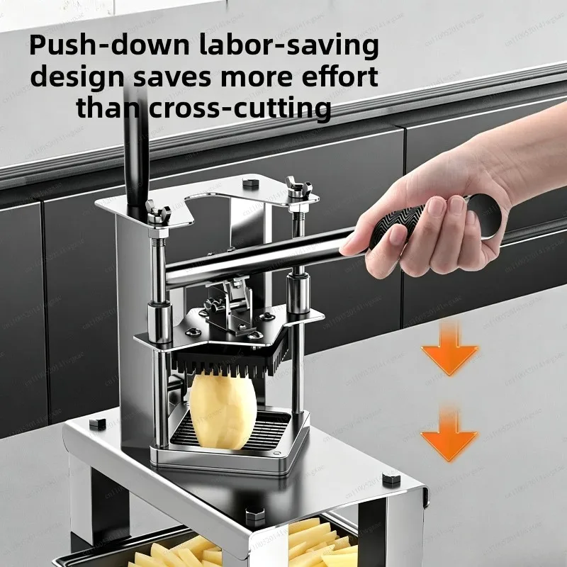 Commercial Vertical Stainless Steel Vegetable Cutter Potato Carrot Onion Lotus Root Dicing & Slicing Machine