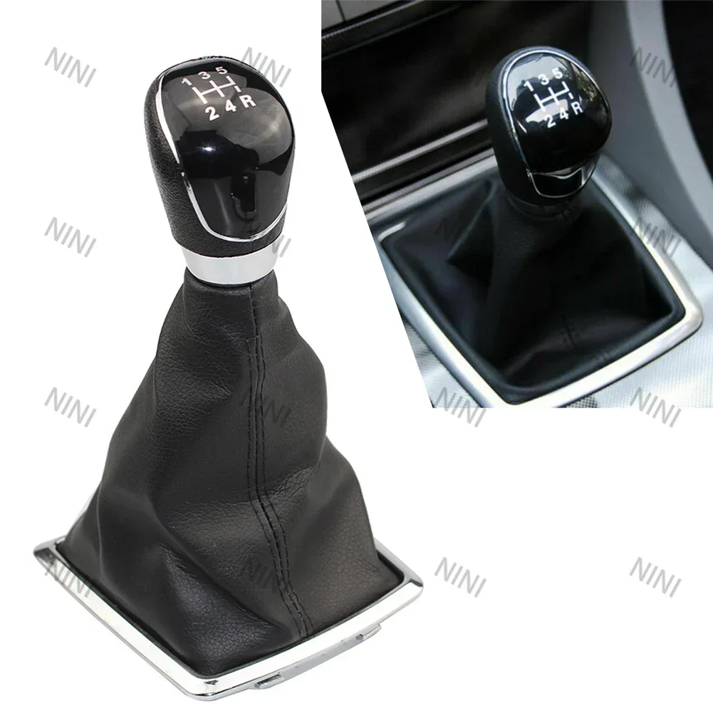 Accessories For Ford Focus MK2 C-Max Kuga Mondeo S-Max Transit Tourneo / Custom 1pc 5/6 Speed Shift Gear Knob With Leather Boot