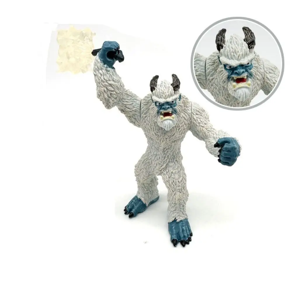 Simulación de hombre lobo, modelo Animal, simios míticos, muñeca de PVC, figuras de demonios de hielo, orangután salvaje, Magma Golem, regalo para niños