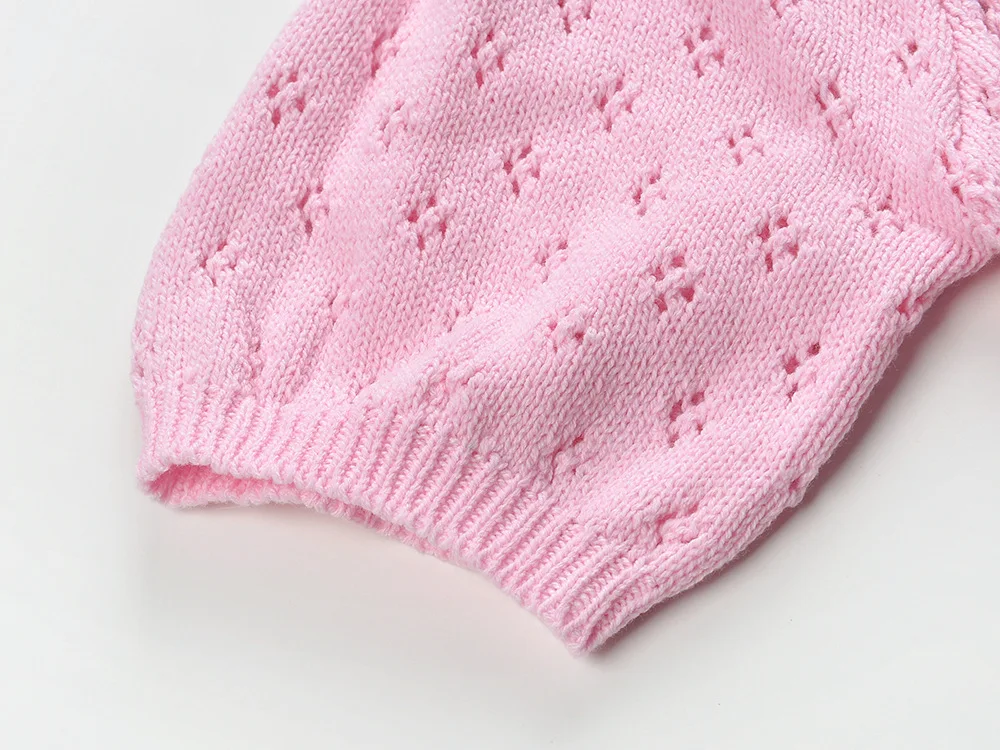 Ele European Sle ort Sve Knitted Open Cardigan Hollow out Retro Hook Flower Collar Versatile Slimming Women's Top