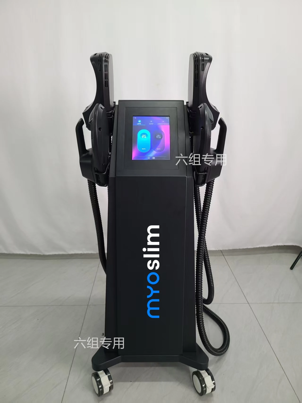 MYOslim 6500W EMS Body Sculpting Electromagnetic Muscle Stimulator Shaping Equipment with 4 Handles for Salon Use