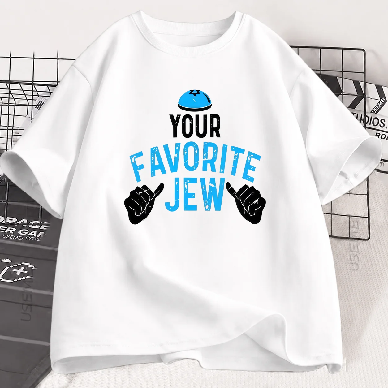 Funny T-Shirt Men and Women Summer Short-sleeved Printed T-shirt Streetwear Crewneck Casual Tshirt Jewish Humor Graphic Tee