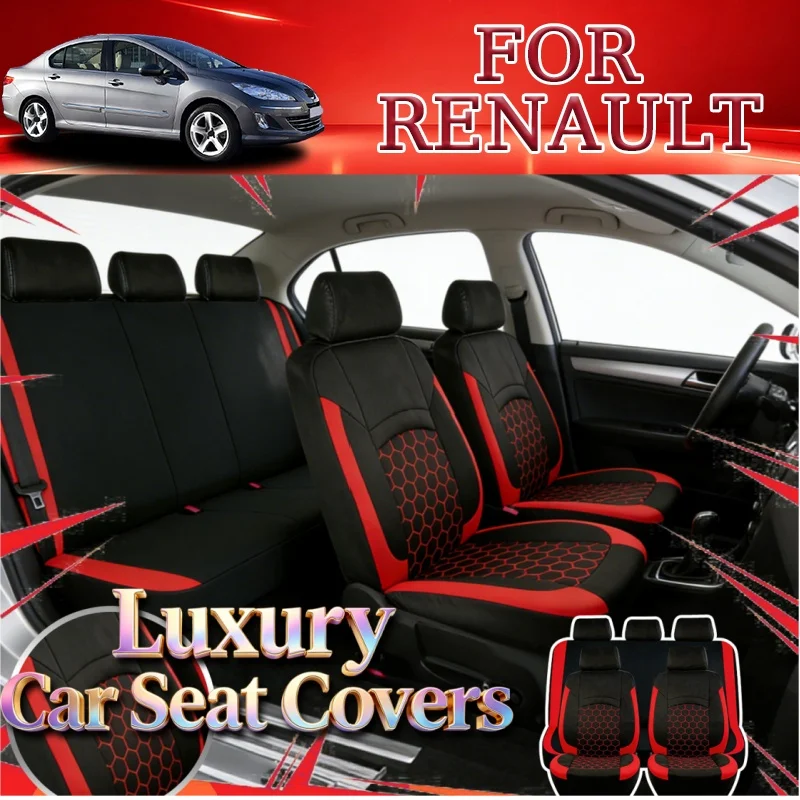 High-elastic car seat cover For Renault Suitable for all four seasons. Fully enclosed protective car seat, machine washable,