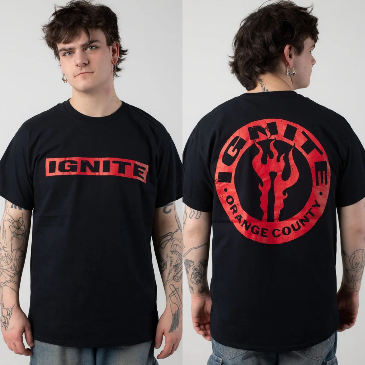 Y2k Ignite Graphic Cotton T-shirt Unisex Summer Short Sleeve Fashion Brand Tee Luxury Casual Vintage Tees