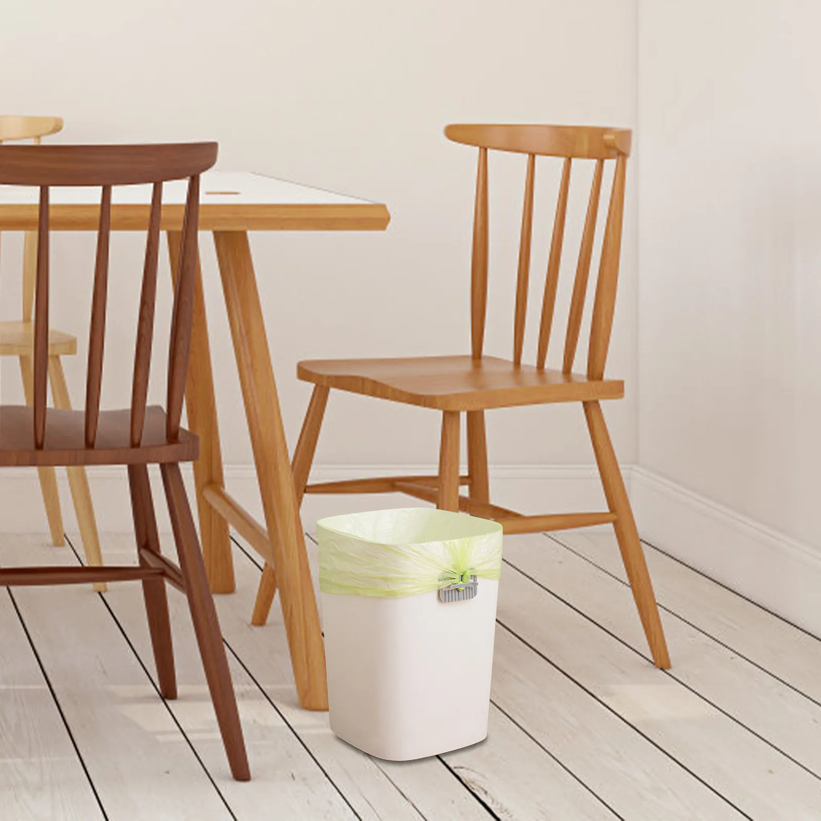 

16Pcs Gray Anti Slipping Garbage Bag Clips Fixed for Trash Cans Waste Basket Holder Anti Rust Clips