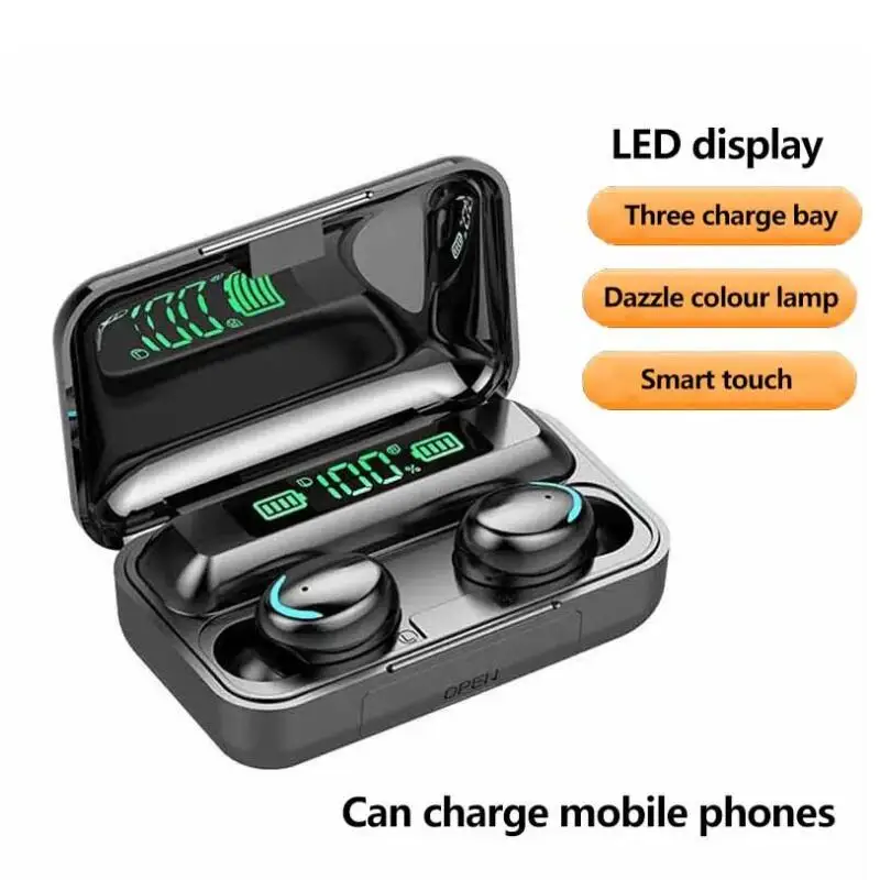 9D стерео объемный звук Bluetooth наушники беспроводные Bluetooth 5.0 спортивные наушники с шейным ремешком водонепроницаемые магнитные с микрофоном TWS наушники