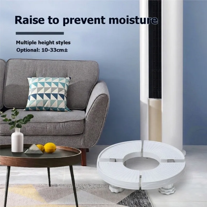 

Universal Moisture-Resistant Air Conditioner Base Stand-Round Design, Adjustable& Heavy-Duty Support-Best Selling