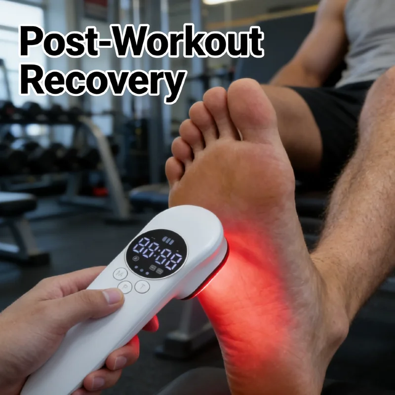 Advanced 808nm Class IIb Dual Mode Cold Laser, Pulse CW Therapy for Effective Joint Pain Relief Inflammation Reduction