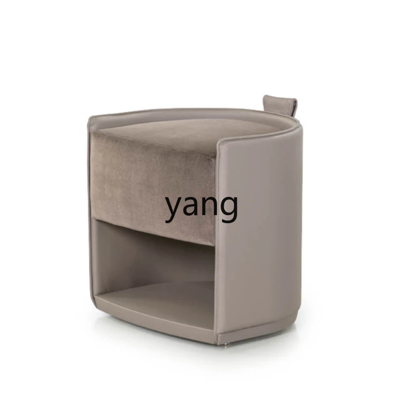 Yhl Cloth Dresser Stool Modern Simple Model Room Adult Dressing Stool Hong Kong Style Living Room Sofa Stool