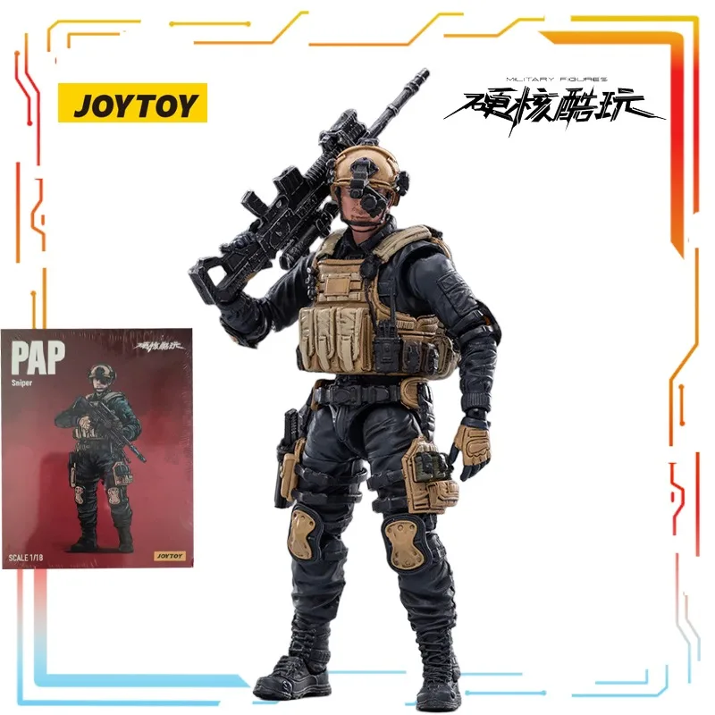 JOYTOY Original 1/18 producto terminado serie de soldados móviles PAP fuerzas especiales modelo de figura de acción juguetes modelo regalos para niños