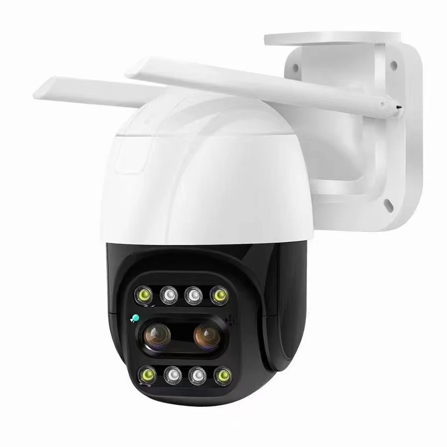 2MP 1080P Camcare APP 10x Zoom Dual Lens WIFI IP Camera 360 Degree Wireless PTZ Full Color Night Vision Home Security Monitor