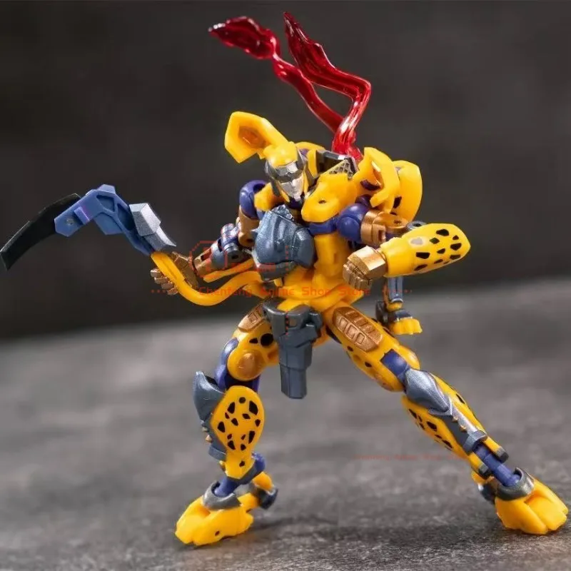 

Iron Factory EX76 Yellow Leopard Warrior Thunder Leopard Walking Thunder Teeth Original Small Scale Deformation Toy In Stock