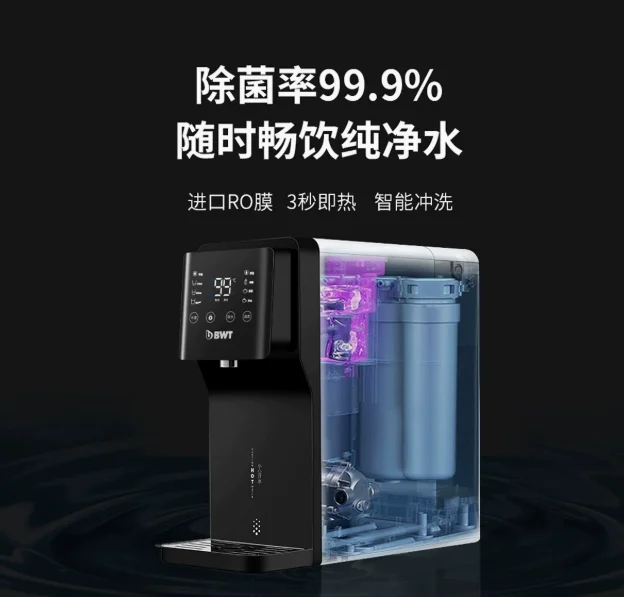 Portable Compact Countertop Reverse Osmosis Water Filter 8-Stage 100G RO System Portable Water Purifier for Kitchen RV deposit