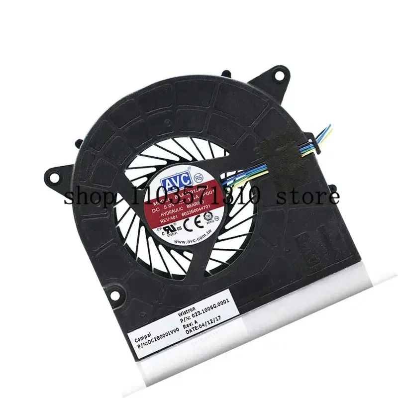 Ventilador de sistema para Lenovo 00PC723 ideacentre AiO 300-22ISU Sunon EF90150SX-C010-S9A FRU p/n 00PC723 BAAA0915R5U P001 All In One JM