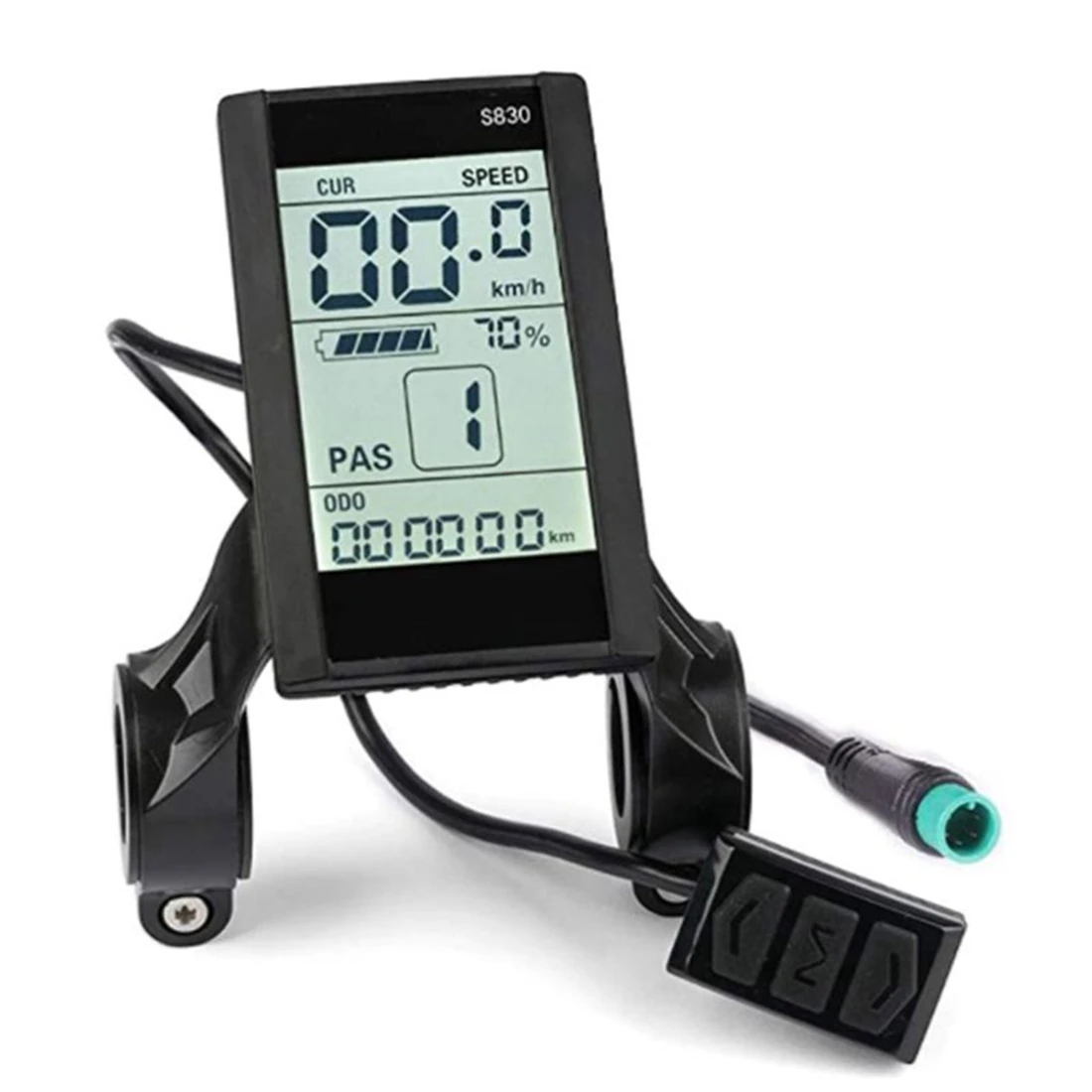 

Protocol 2 Electric Bicycle Bike Display 24V 36V 48V LCD S830 Display with USB Waterproof Connection