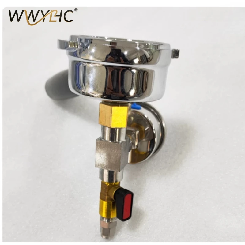 Suitable for Pressure Measuring Handles Commercial Home Coffee Machine Extraction Pressure Calibration Tool, with Pressure Gauge