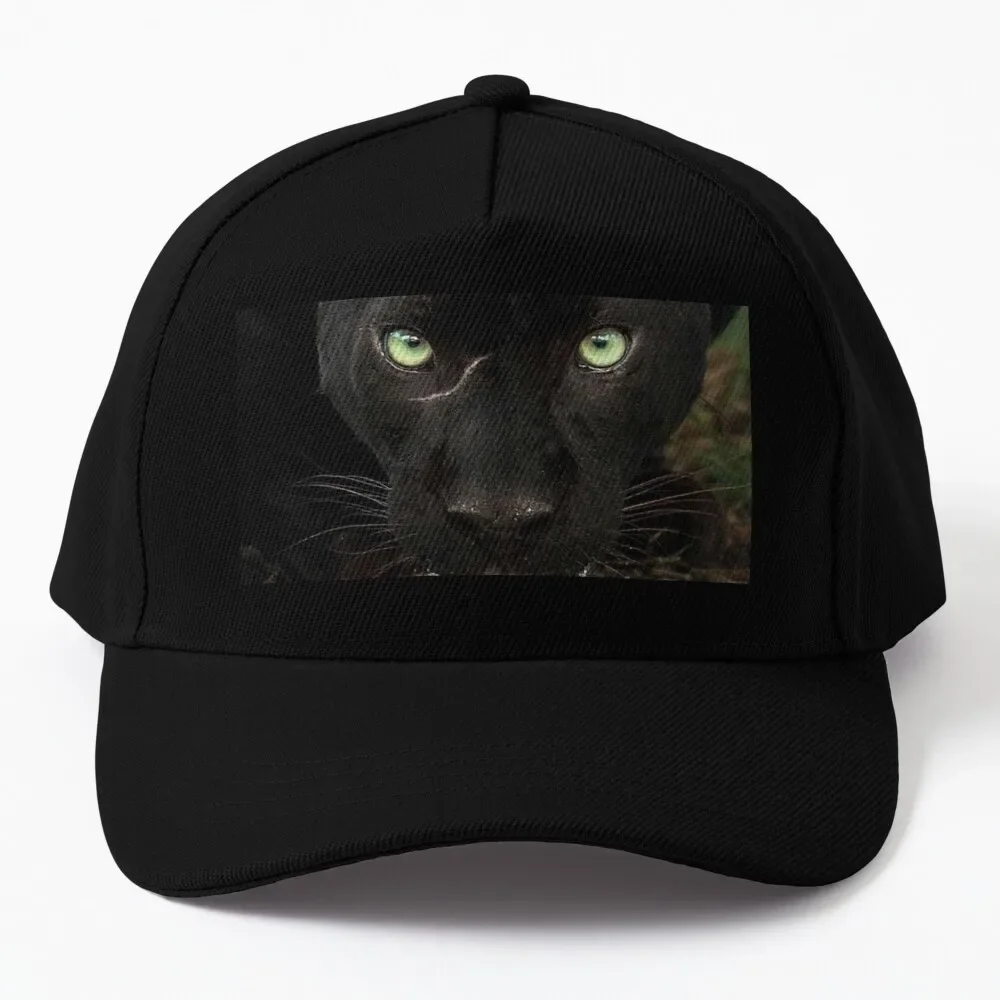 Black Jaguar drinking water Baseball Cap Mountaineering beach hat Men Caps Women'S