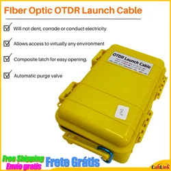 Fiber Optical Launch Cable Box SC/UPC OTDR Dead Zone Eliminator Fiber Rings G657A1 Optic OTDR Launch Cable Box SM 1310/1550nm