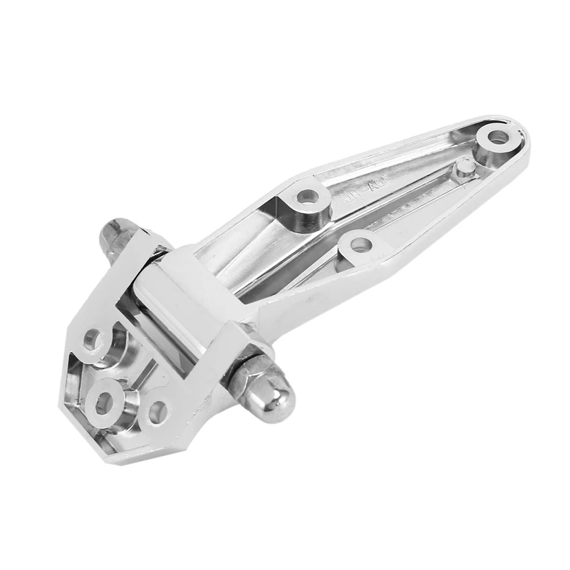 6X nichel satinato spazzolato Cooler Freezer cerniere per porte a 90 gradi tono argento