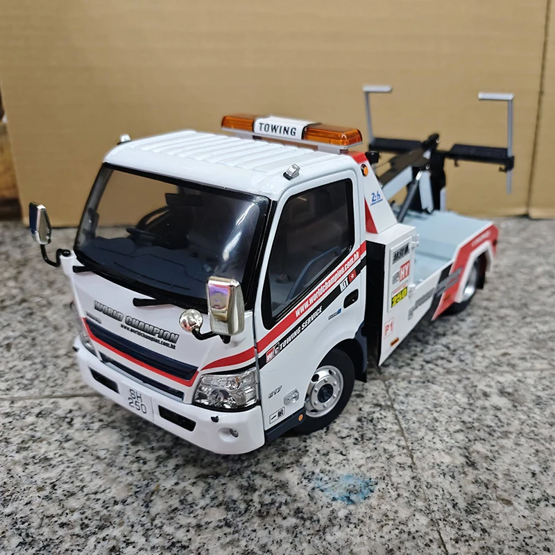Modelo a Escala 1/18 del Camión Hino 300 con Remolque Wei Chuan, Colección de Modelos de Aleación para Coleccionistas