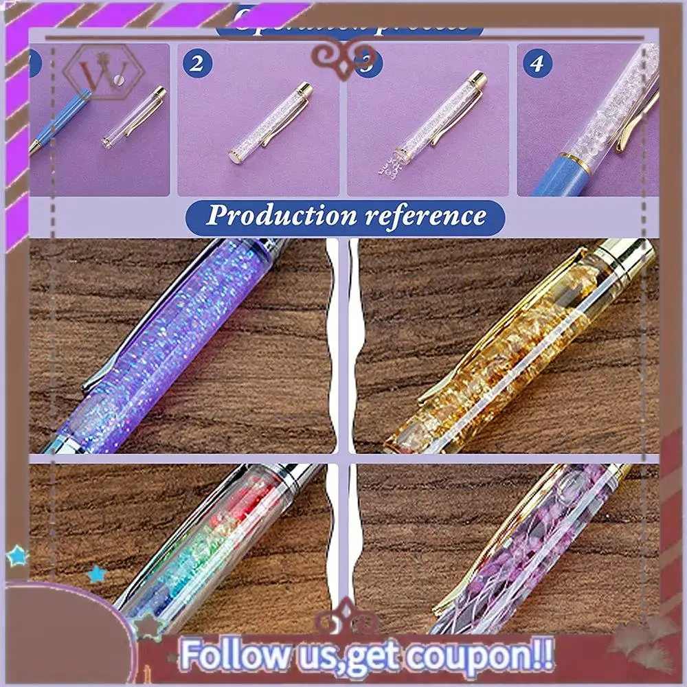 ABBG-22 Красочные пустые трубчатые плавающие ручки «сделай сам», металлические ручки, создающие любимые ручки с жидким песком, принадлежности для многих случаев