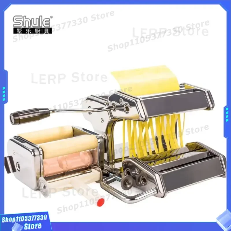 Professional Stainless Steel Pasta Maker 2025 High Quality Home Noodle Machine Manual Wonton Press Tool for Homemade Kitchen
