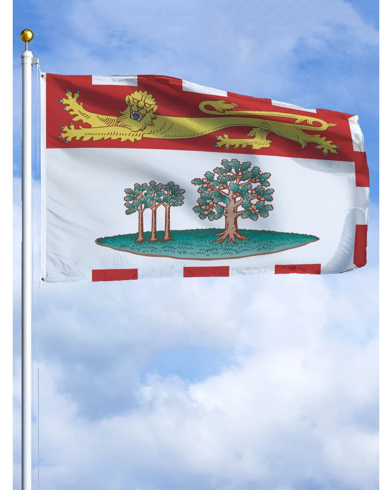 3×5 Ft Prince Edward Island Emblem Flag Canada Polyester Printed Banner Tapestry For Decor