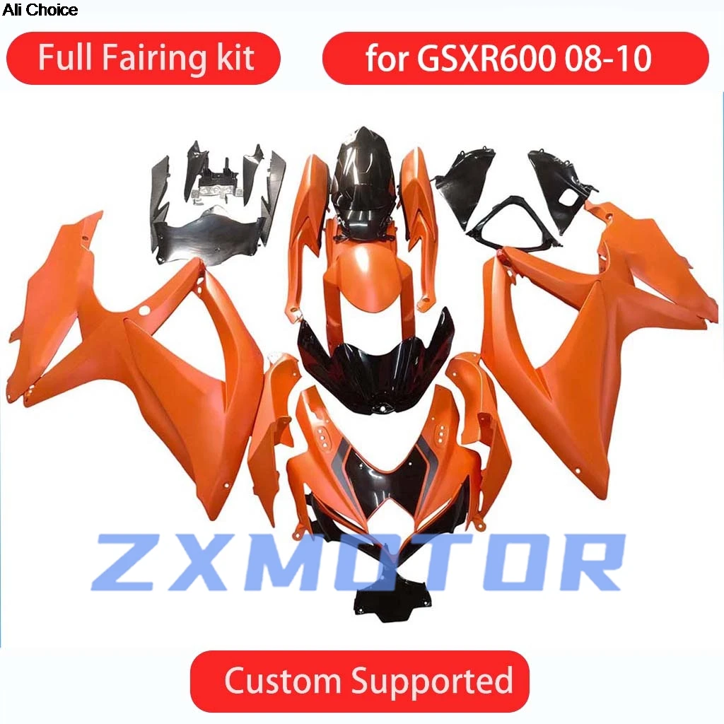 

Fit for Suzuki gsxR600 GSXR750 2008 2009 2010 Set Parts Fairing Kit GSXR 600 750 08 09 10 Complete Motorcycle Component Fairings